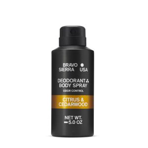Deodorant Body Spray - Citrus and Cedarwood - 5 oz. (1 Can)