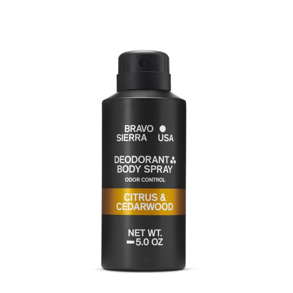 Deodorant Body Spray - Citrus and Cedarwood - 5 oz. (1 Can)