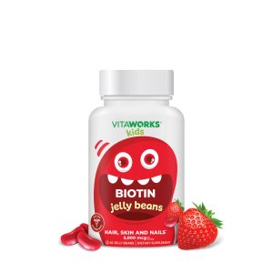 Kids Biotin 5000mcg - 60 Jelly Beans (30 Servings)