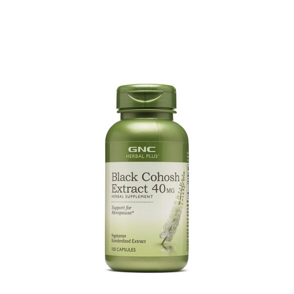 Black Cohosh Extract 40mg - 100 Capsules (100 Servings)