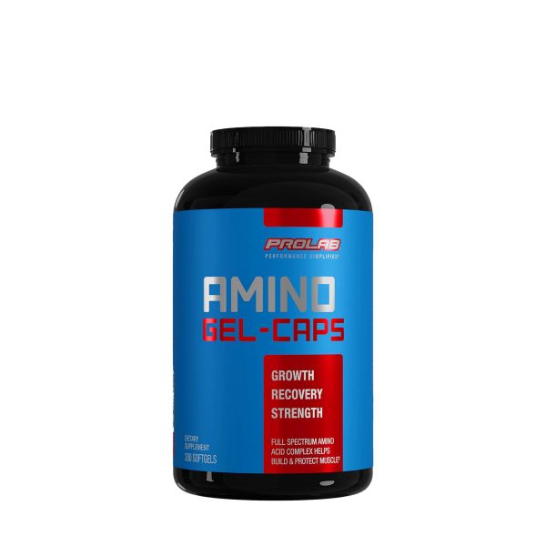 Amino Gel - Caps - 200 Softgels (66 Servings)