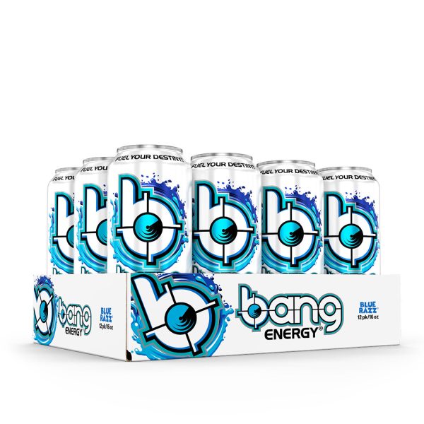 Energy Drink - Blue Razz - 16oz. (12 Cans)