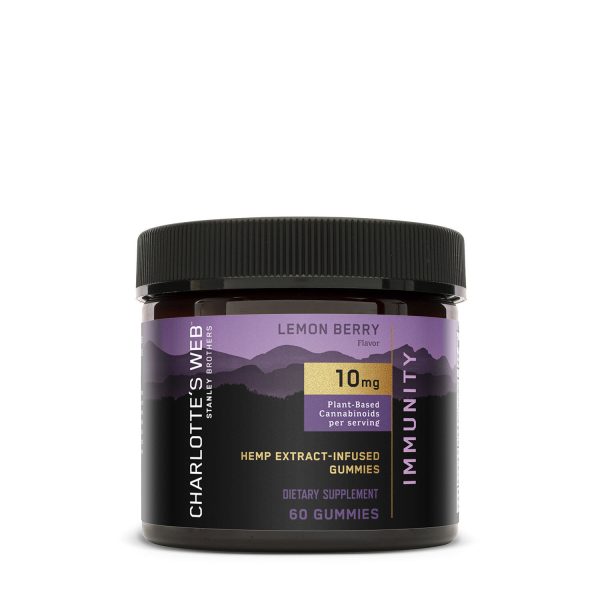 Hemp Extract Infused Gummies - Lemon Berry - 60 Gummies (30 Servings)