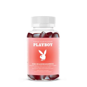 Playboy: KSM-66 Ashwagandha - Berry Blast - 60 Gummies (30 Servings)