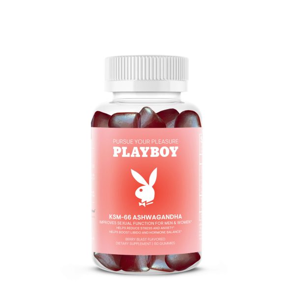 Playboy: KSM-66 Ashwagandha - Berry Blast - 60 Gummies (30 Servings)