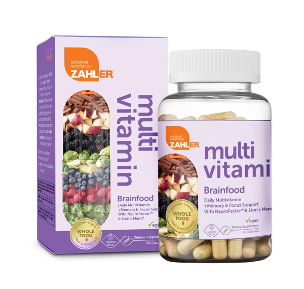 Multi Vitamin Brainfood - 60 Capsules (30 Servings)