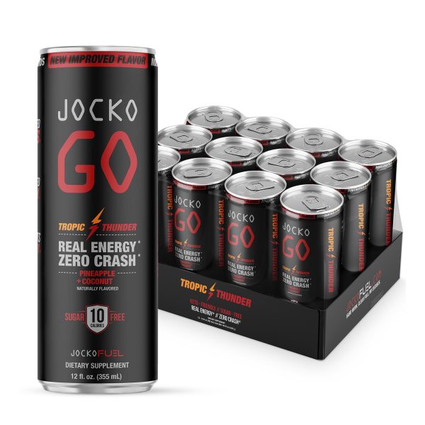 Go Energy Drink - Pineapple + Coconut - 12oz. (12 Cans)
