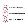Calcium Plus® Magnesium & Vitamin D-3 1000 mg - 180 Caplets (60 Servings) - Image 3