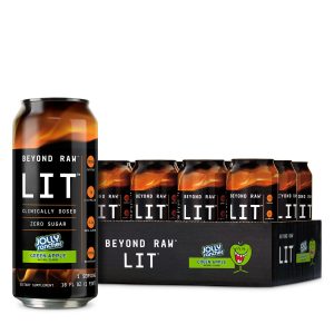 LIT™ On the Go - JOLLY RANCHER Green Apple - 16oz. (12 Cans)