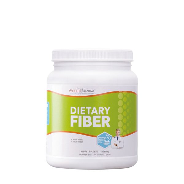 Dietary Fiber Capsules - 240 Capsules (60 Servings)