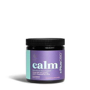Calm Relaxation & Stress Support* 10mg CBD - Strawberry Lemonade - 30 Gummies (30 Servings)