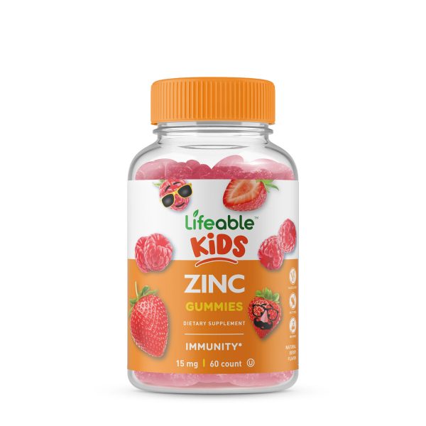 Kids Zinc Gummies - Berry - 60 Count (60 Servings)
