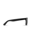 Romeo Sunglasses Black & Clear Frames Smoke Polarized Lenses - Image 3
