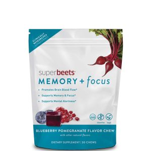 Memory + Focus - Blueberry Pomegranate - 30 Chews (30 Servings)