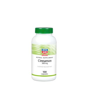 Cinnamon 500mg - 100 Capsules (100 Servings)
