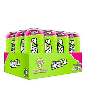 Energy Drink - Warheads Sour Watermelon - 16oz. (12 Cans)