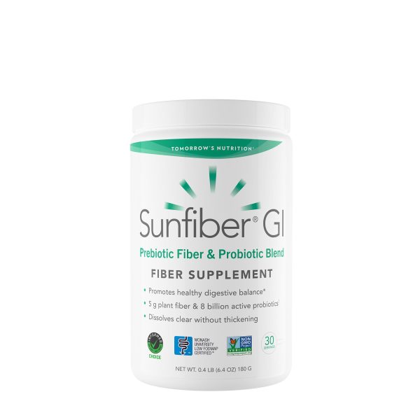 Sunfiber® GI Prebiotic Fiber & Probiotic Blend - 6.4 oz. (30 Servings)