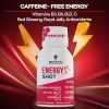 Natural Energy Shot with Ginseng (Caffeine Free) - 1.69 oz. (12 Bottles) - Image 4