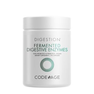 Fermented Digestive Enzymes with Probiotics & Prebiotics - 90 Capsules (90 Servings)