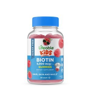 Kids Sugar Free Biotin 5000mcg - 60 Gummies (30 Servings)