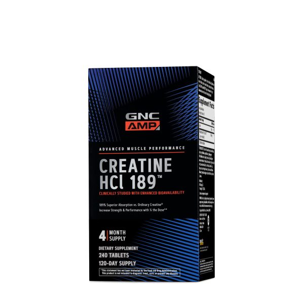 Creatine HCl 189™ - 240 Tablets (120 Servings)