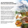 Triple Bee Complex: Royal Jelly Bee Pollen Propolis 500mg - 60 Tablets (30 Servings) - Image 3