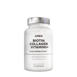 AMEN - Biotin Collagen Vitamins+ - 90 Capsules (90 Servings)
