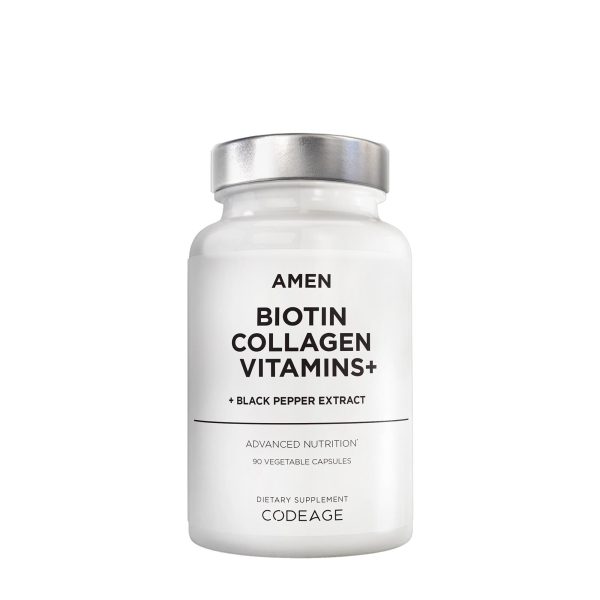AMEN - Biotin Collagen Vitamins+ - 90 Capsules (90 Servings)