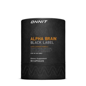 Alpha Brain® Black Label - 80 Capsules (20 Servings)
