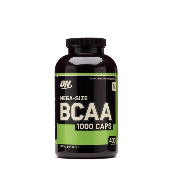 Mega-Size BCAA 1000 Caps - 400 Capsules (200 Servings)
