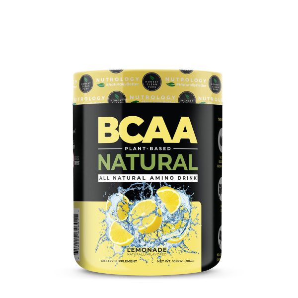 BCAA Plant-Based All Natural Amino Drink - Lemonade (30 Servings)