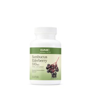 Sambucus Elderberry 500mg - 100 Capsules (100 Servings)