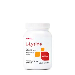 L-Lysine 1000mg - 90 Vegetarian Tablets (90 Servings)