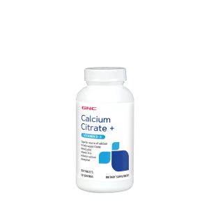 Calcium Citrate plus Vitamin D3 - 100 Tablets (50 Servings)