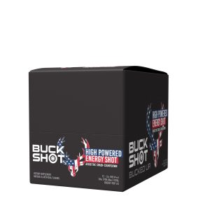 Buck Shot High Powered Energy Shot - Rocket Pop - 2oz. (12 Pack)