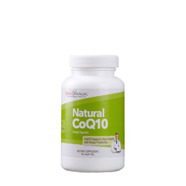 Natural Coq10 - 60 Softgels (60 Servings)