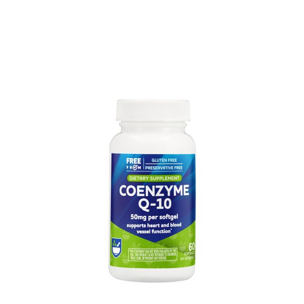 Coenzyme Q-10 50 MG - 60 Softgels (60 Servings)
