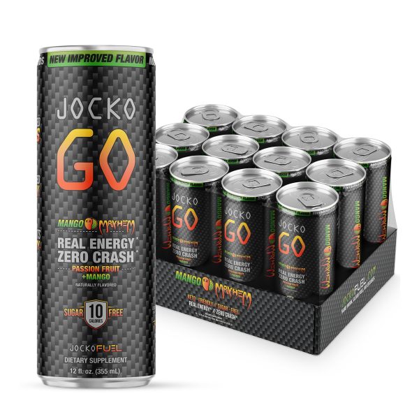 Go Energy Drink - Mango Mayhem - 12oz. (12 Cans)