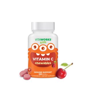 Kids Vitamin C 250mg - 120 Chewables (120 Servings)