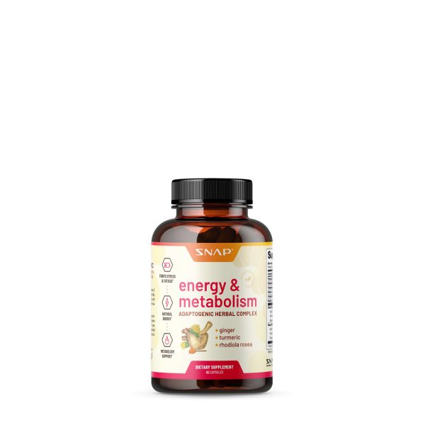 Energy & Metabolism Adaptogenic Herbal Complex - 60 Capsules (30 Servings)