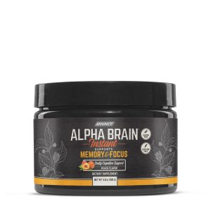 Alpha Brain® Instant Memory & Focus - Peach - 3.8 oz. (30 Servings)