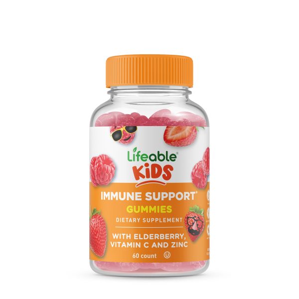Kids Immune Support with Elderberry - 60 Gummies (30 Servings)