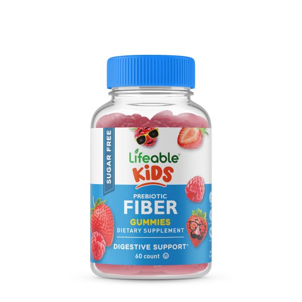Kids Sugar Free Prebiotic Fiber - 60 Gummies (60 Servings)