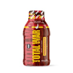 Total War Preworkout Drink - Tiger's Blood - 12oz. (12 Bottles)