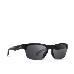 Victor Sunglasses Black Frames Smoke Shatterproof Lenses