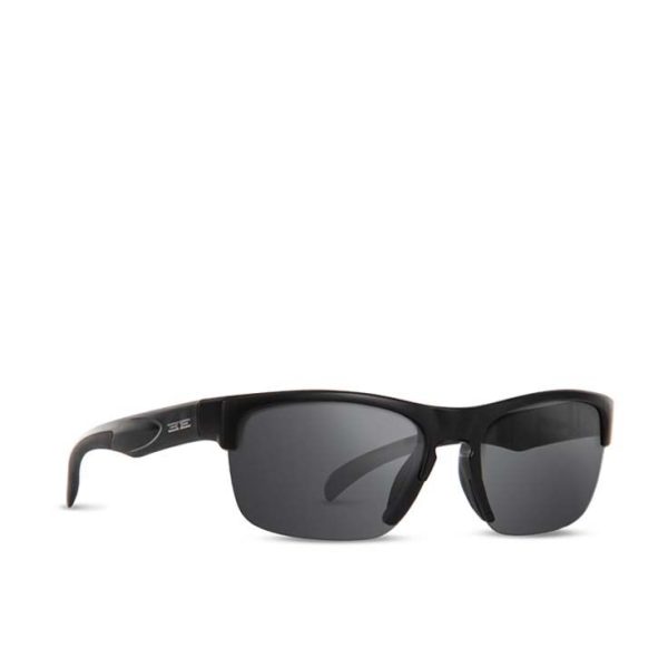 Victor Sunglasses Black Frames Smoke Shatterproof Lenses