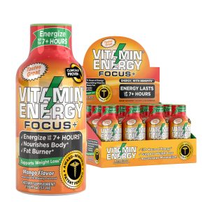 Focus + Energy with Benefits - Mango - 1.93 oz. (12 Bottles)