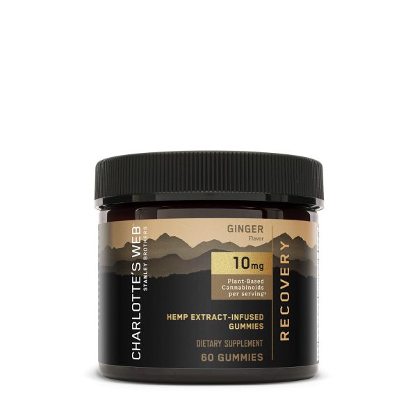 Hemp Extract-Infused Gummies - Ginger - 60 Gummies (30 Servings)
