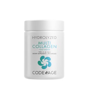 Multi Collagen + Gut Blend Collagen Peptides + Probiotics - 90 Capsules (30 Servings)