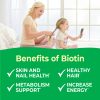 Kids Biotin 5000mcg - 120 Chewables (60 Servings) - Image 3